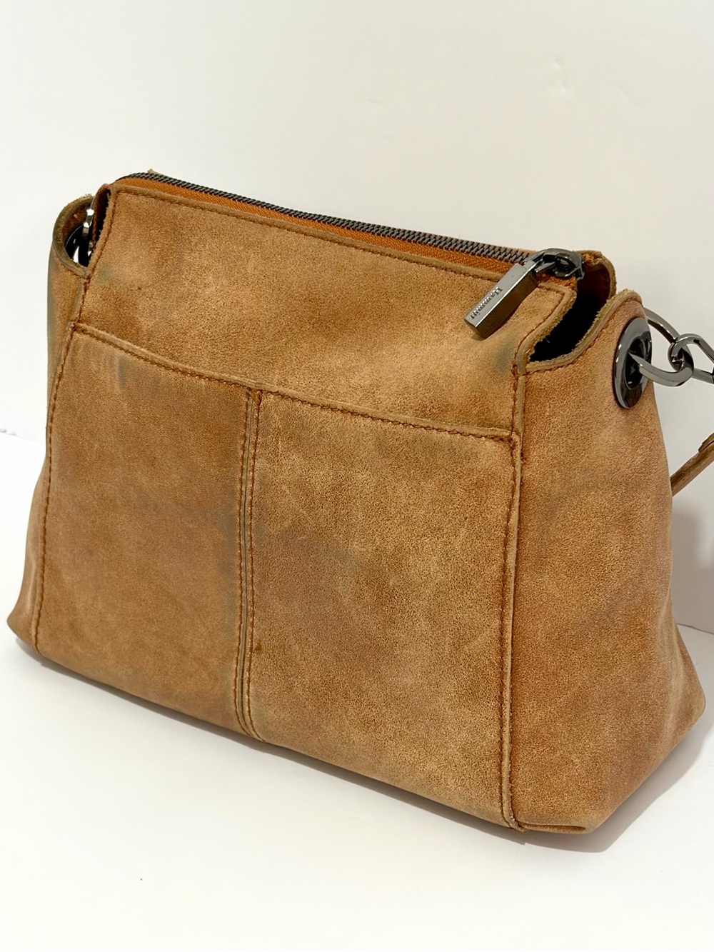 Hammitt Bryant Medium Shoulder Bag In Hermosa Saddle With Gunmetal Hardware - Picture 12 of 16